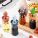 Portable Glass Oil Bottle with Silicone Brush Grill Oil Brushes for Cooking BBQ Baking Barbecue Outdoor Kitchen Accessories