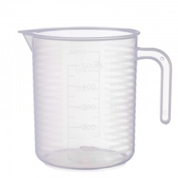 500ml Glass Measuring Cup with Spout and Lid Messuring Cup Pitcher Measuring Mug Transparent